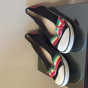 Vintage Y2K Sugar Bob Marley Buckle Flat Sneakers